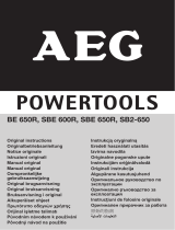 AEG SBE 650R Техническая спецификация