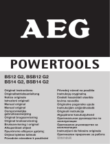 AEG BSB12G2 Инструкция по применению
