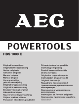 AEG HBS 1000 E Техническая спецификация