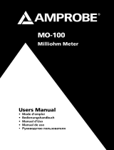 Amprobe MO-100 Milliohm Meter Руководство пользователя