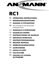 ANSMANN RC 1 Инструкция по эксплуатации