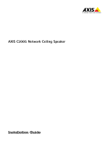 Axis Audio C2005 Network Ceiling Speaker Руководство пользователя