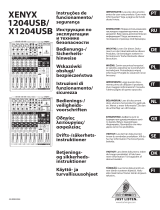 Behringer Xenyx X1204 USB Руководство пользователя