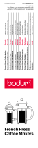 Bodum 11195-18 Руководство пользователя