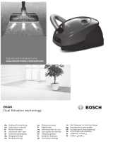 Bosch BSG62185/12 Руководство пользователя