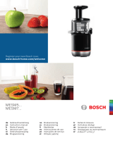 Bosch MESM500W Инструкция по применению
