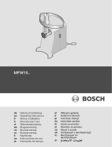 Bosch MFW1550/01 Руководство пользователя