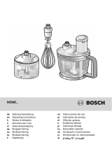 Bosch MSM88190/01 Руководство пользователя