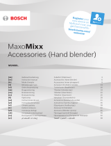 Bosch MaxoMixx MSM89 Serie Инструкция по применению