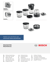 Bosch MUM57B22/05 Руководство пользователя
