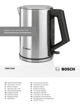 Bosch TWK 7101 2200W Stainless Steel Electric Kettle Руководство пользователя