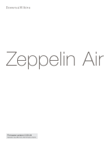 Bowers enWilkins Zeppelin Air Инструкция по применению