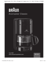Braun Aromaster Classic KF 47/1 Руководство пользователя
