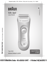 Braun LS5560, Legs & Body, Silk-épil Lady Shaver Руководство пользователя