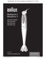 Braun MQ100 CURRY Инструкция по применению