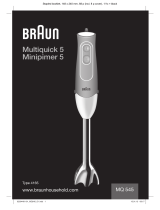 Braun MQ 545 Aperitive Инструкция по применению