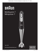 Braun MQ 775 - 4199 Инструкция по применению