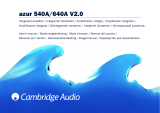 Cambridge Audio 540A Руководство пользователя