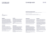 Cambridge Audio Sx Инструкция по применению