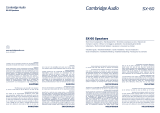 Cambridge Audio SX-60 Инструкция по применению