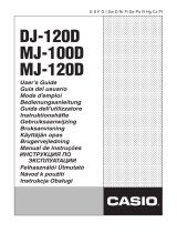 Casio MJ-100D, MJ-120D Руководство пользователя
