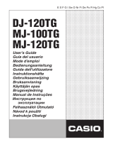 Casio DJ-120TG Руководство пользователя