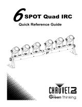 CHAUVET DJ 6SPOT Quad IRC Quick Reference Manual