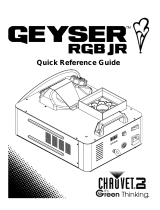 Chauvet Geyser RGB Jr Справочное руководство