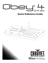 CHAUVET DJ Obey 4 D-Fi 2.4 Руководство пользователя