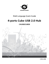 Conceptronic 4-Ports Cube USB 2.0 Hub Инструкция по применению