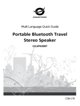 Conceptronic Portable Bluetooth Travel Stereo Speaker Инструкция по установке