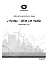 Conceptronic Universal Tablet Car Holder Инструкция по установке