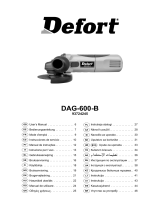 Defort DAG-600-B Инструкция по применению