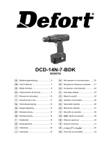 Defort DCD-14N-7-BDK Руководство пользователя
