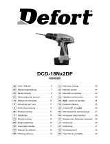 Defort DCD-18Nx2DF Инструкция по применению
