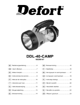 Defort DDL-40-CAMP Инструкция по применению