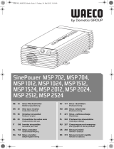 Waeco MSP702, MSP704, MSP1012, MSP1024, MSP1512, MSP1524, MSP2012, MSP2024, MSP2512, MSP2524 Инструкция по эксплуатации
