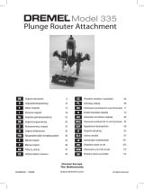 Dremel 335 PLUNGE ROUTER ATTACHMENT Инструкция по применению