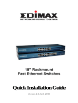 Edimax Rackmount Fast Ethernet Switch Руководство пользователя
