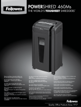 Fellowes Powershred 460Ms Инструкция по применению