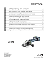 Festool AGC 18-125 Li EB-Basic Инструкция по эксплуатации