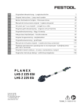 Festool PLANEX LHS 2 225 EQI Инструкция по эксплуатации