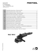 Festool RAS 180 E Инструкция по эксплуатации