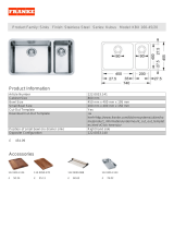 Franke KBX16045-20LDP Техническая спецификация