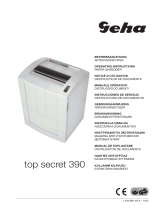 Geha Top Secret 390 S6 Инструкция по эксплуатации