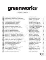 Greenworks G40T5 Руководство пользователя