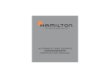 Hamilton Watch Automatic and Quartz Chronograph Руководство пользователя