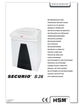 HSM Securio B26 0.78 x 11mm Инструкция по эксплуатации
