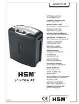 HSM shredstar X8 Инструкция по эксплуатации