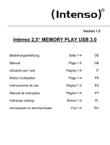 Intenso 2.5" Memory Play USB 3.0 500GB Инструкция по эксплуатации